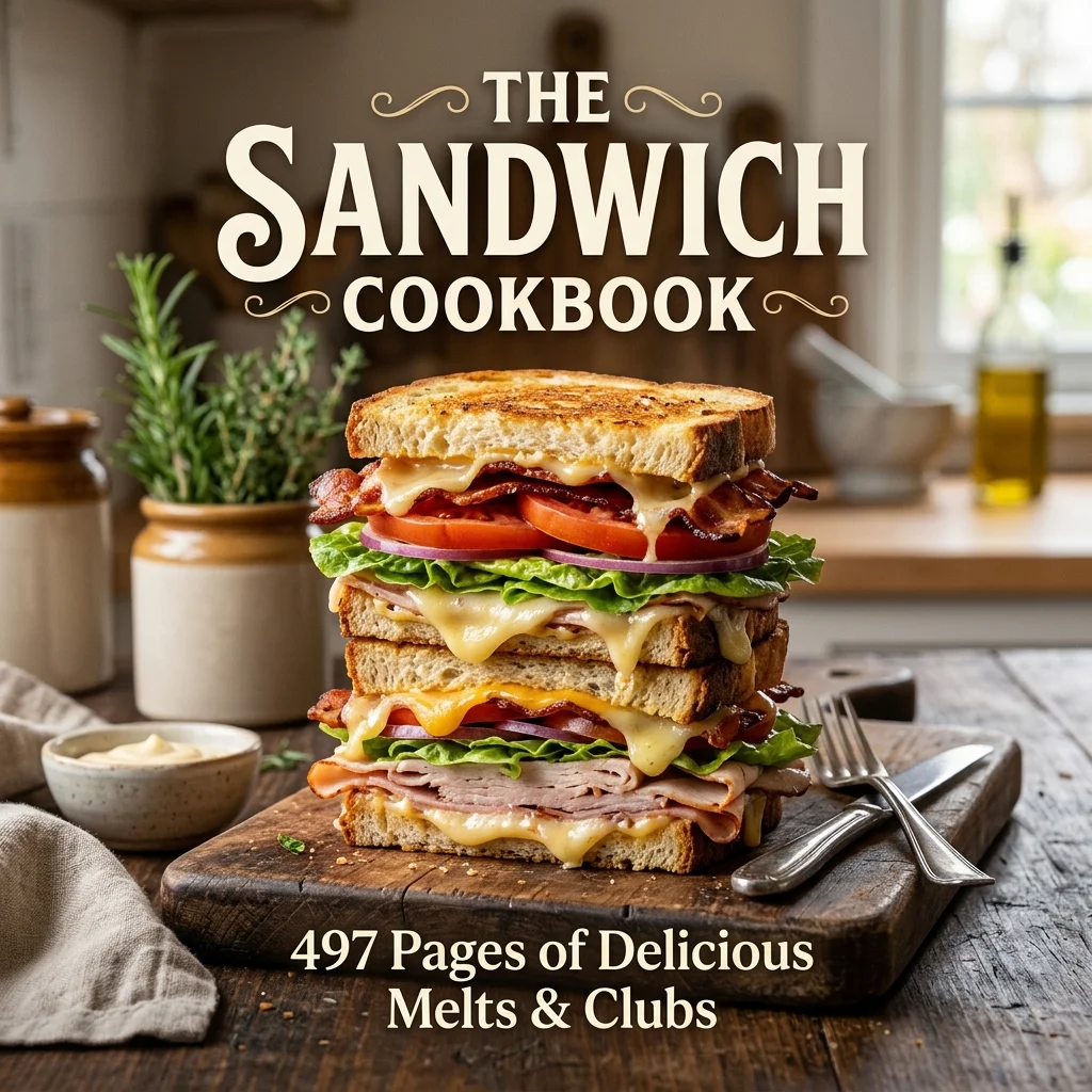 The Sandwich Cookbook Cover